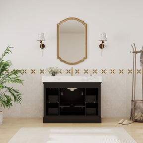 Acro 48" Freestanding Single Vanity Cabinets with Arch Feet
