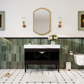Verve 48" Freestanding Single Vanity Cabinets with Wall Mounted Options