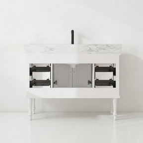 Elara 48" Freestanding Single Vanity  Cabinets with Solid Wood Legs