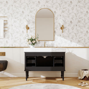 Elara 48" Freestanding Single Vanity  Cabinets with Solid Wood Legs