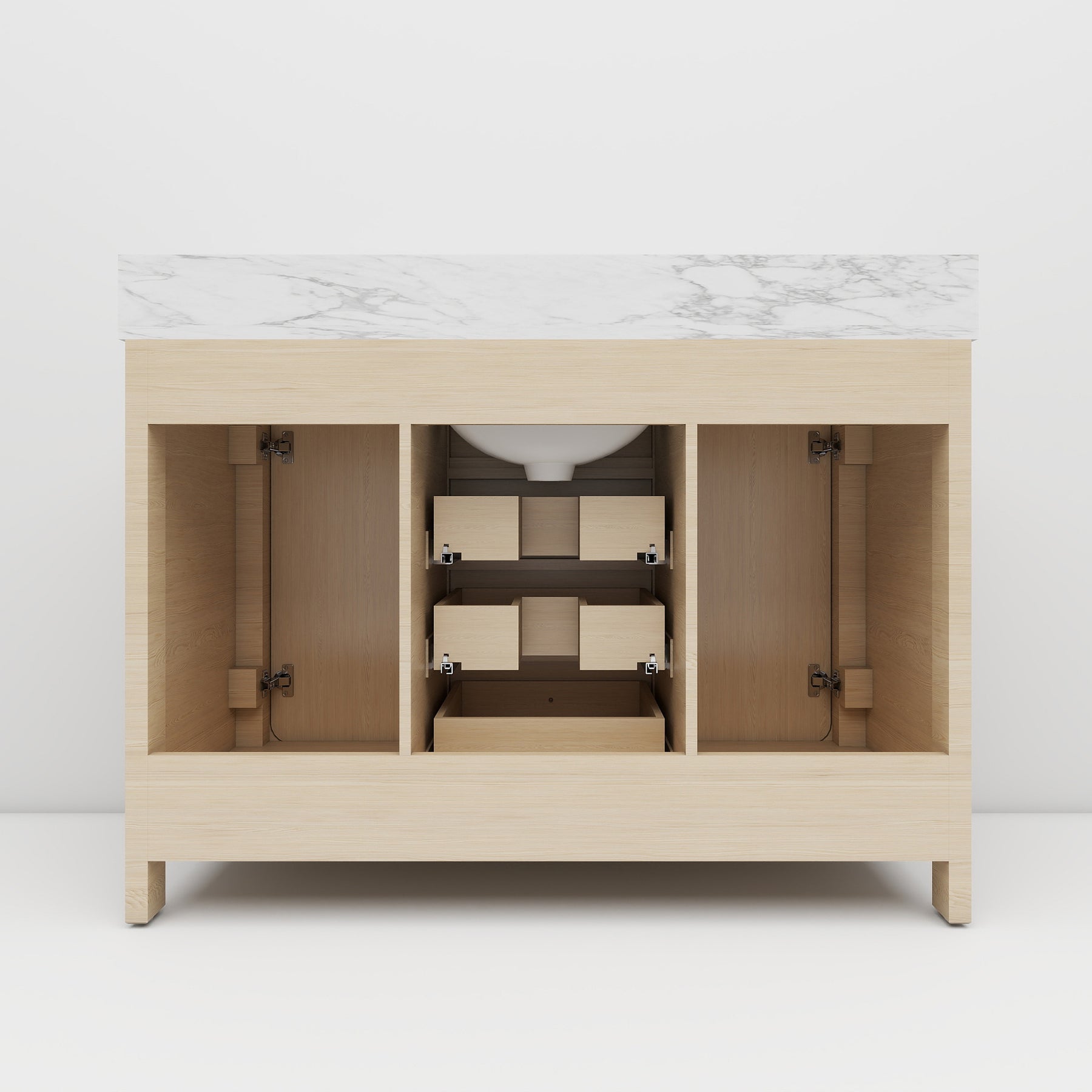 Canyon 48" Freestanding Single Sink Bathroom Vanity with 4-Drawer Design