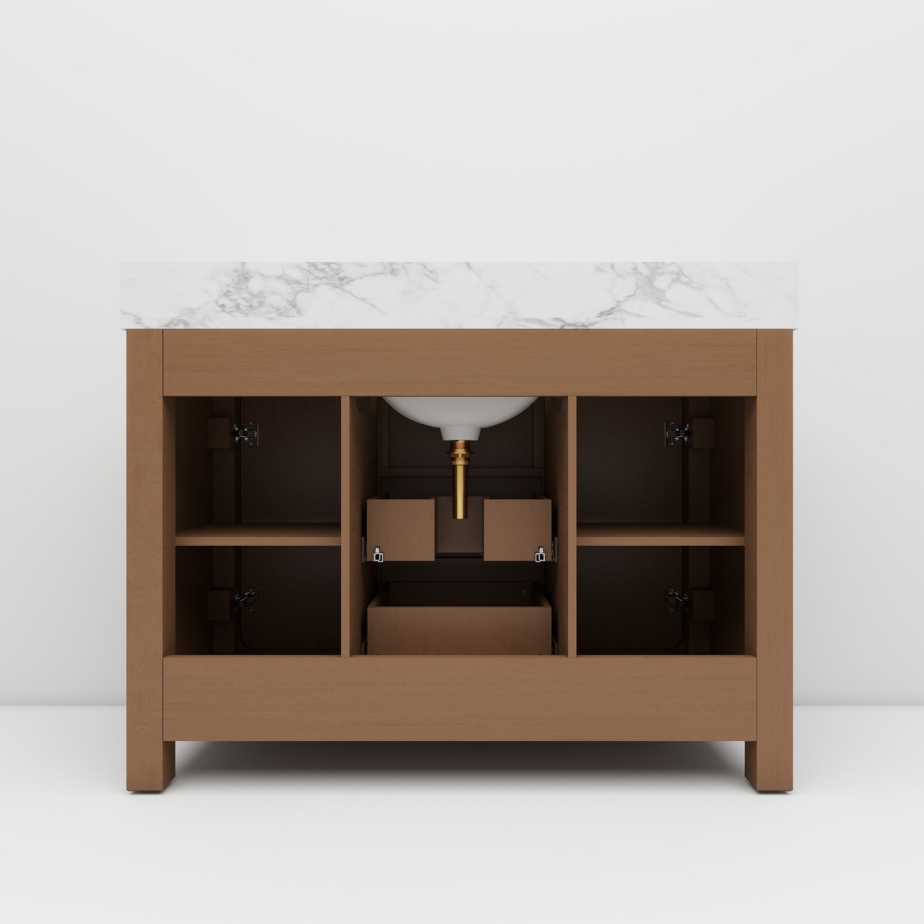 Canyon 48" Freestanding Single Sink Bathroom Vanity with 3-Drawer Design