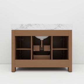 Canyon 48" Freestanding Single Sink Bathroom Vanity with 3-Drawer Design