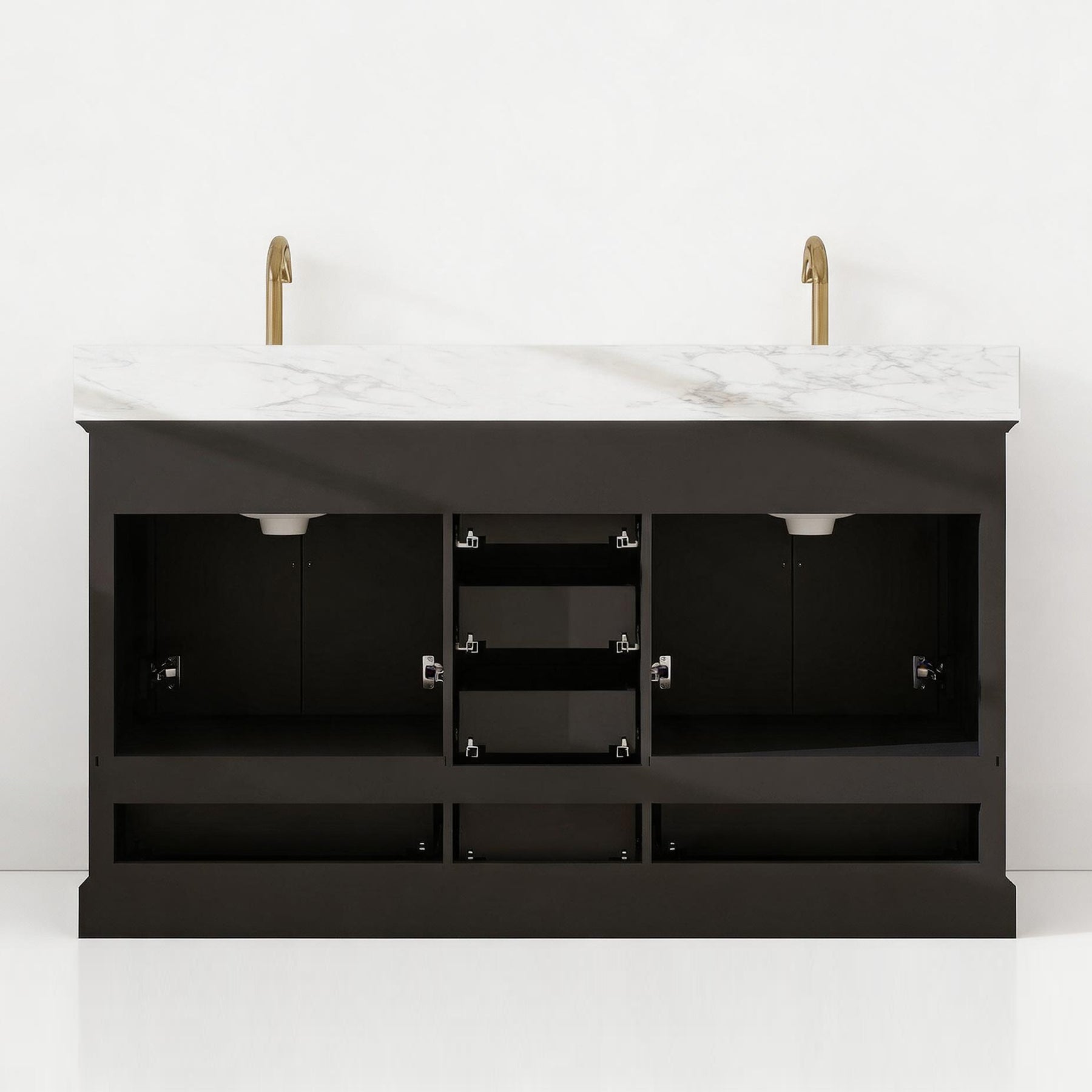 Nobilis 60" Freestanding Double Vanity Cabinets with Symmetrical Layout