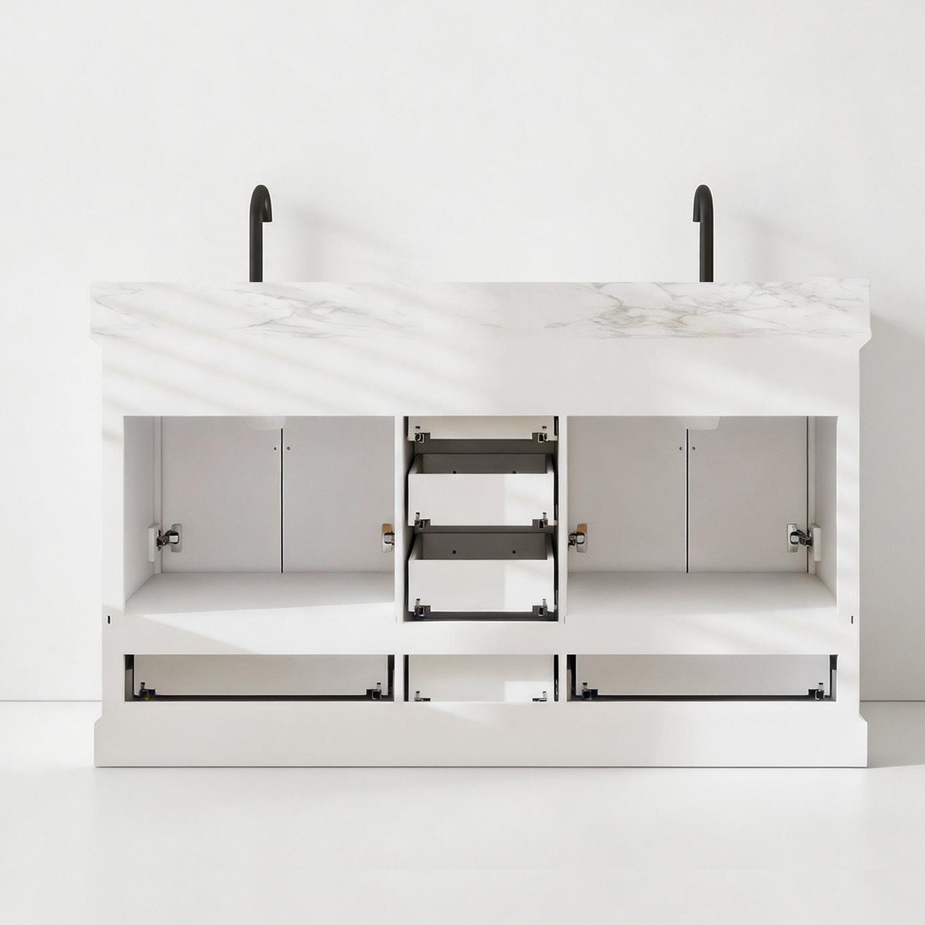 Nobilis 60" Freestanding Double Vanity Cabinets with Symmetrical Layout