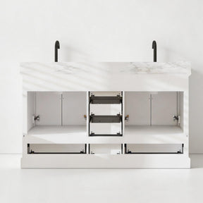 Nobilis 60" Freestanding Double Vanity Cabinets with Symmetrical Layout