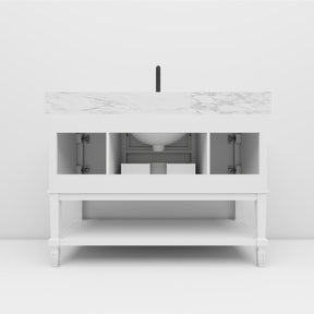 Bosun 48" Freestanding Single Vanity Cabinet with Reliable Storage & Solid Frame