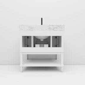 Bosun 36" Freestanding Single Vanity Cabinet with Reliable Storage & Solid Frame