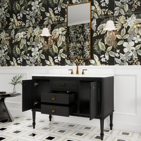 Verve 48" Freestanding Single Vanity Cabinets with Wall Mounted Options