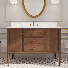 Verve 48" Freestanding Single Vanity Cabinets with Wall Mounted Options