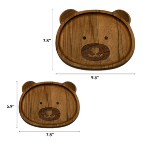 Pre-Order Exclusive | Handmade Bear-Shaped Wooden Tray | Scarce Multi-Purpose Dish