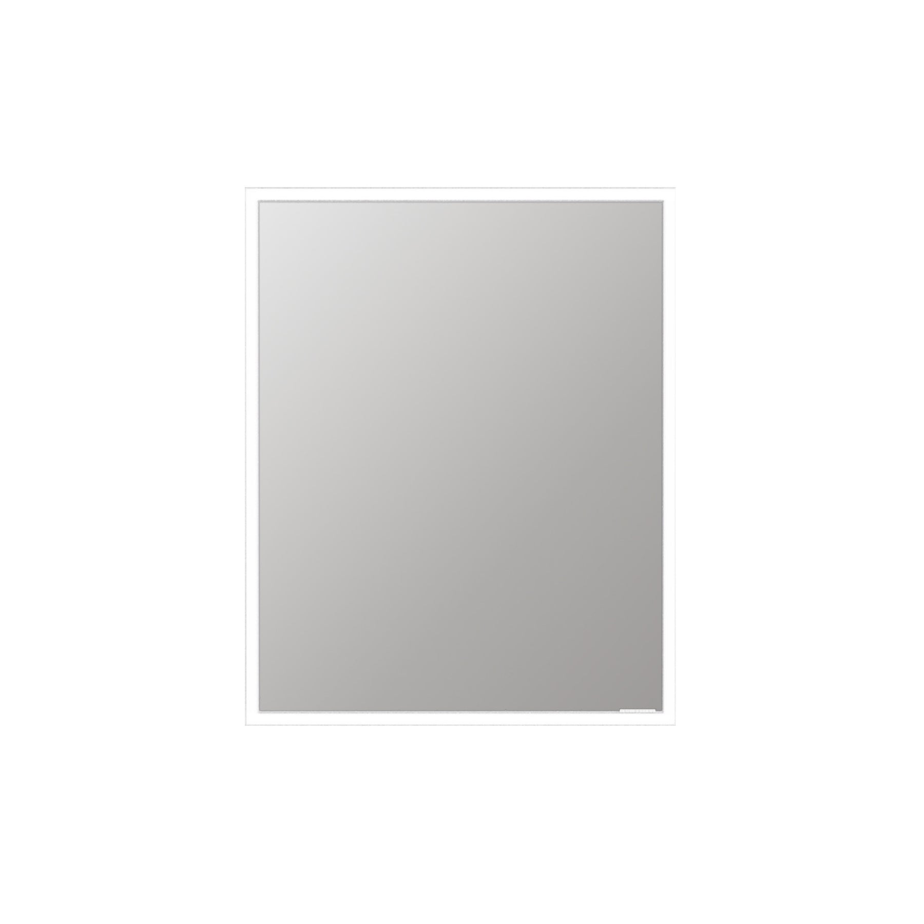 CM-004 24" LED Medicine Cabinet Mirror in Aluminum (with Hand-Scan Sensor)