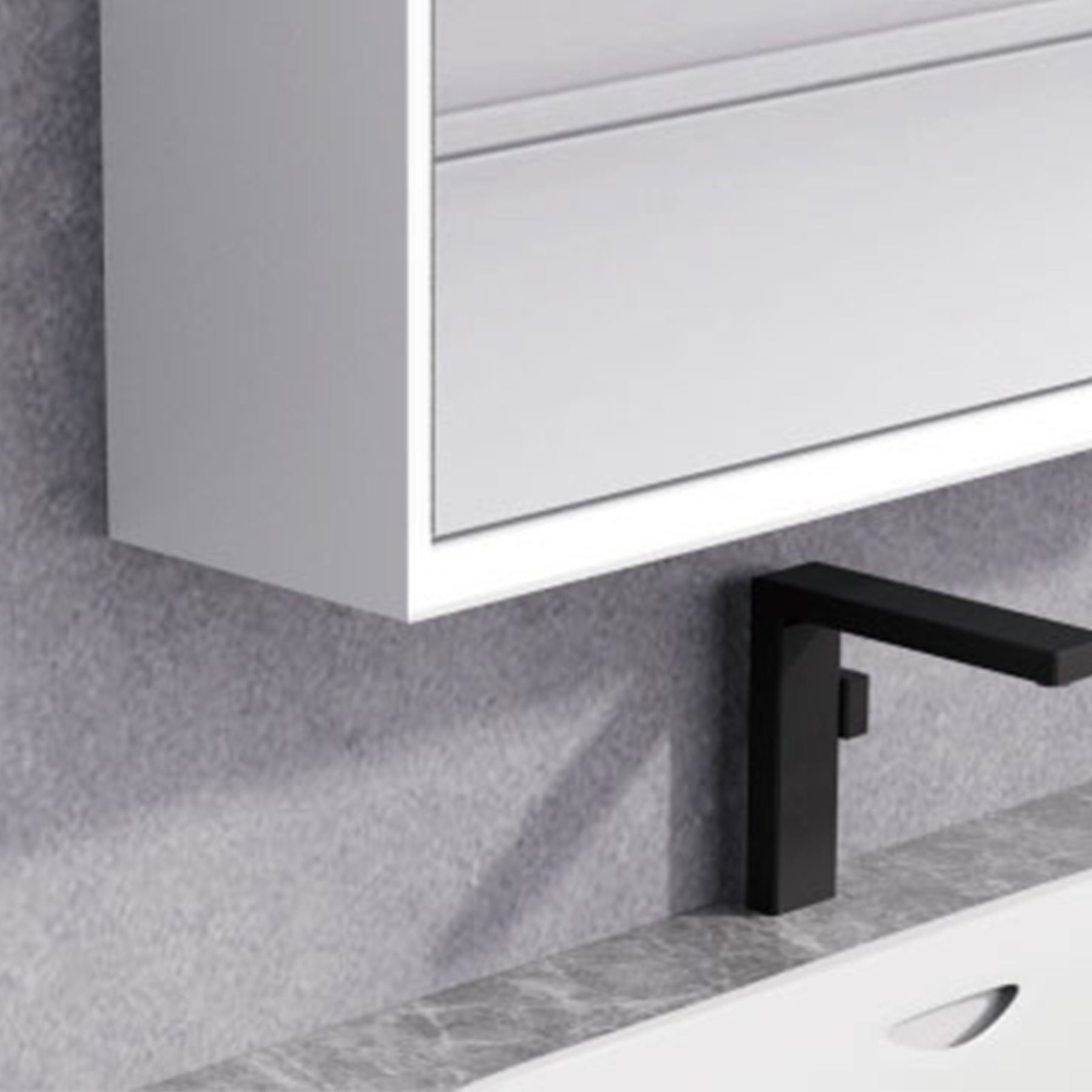 CM-004 24" LED Medicine Cabinet Mirror in Aluminum (with Hand-Scan Sensor)