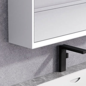 CM-004 24" LED Medicine Cabinet Mirror in Aluminum (with Hand-Scan Sensor)