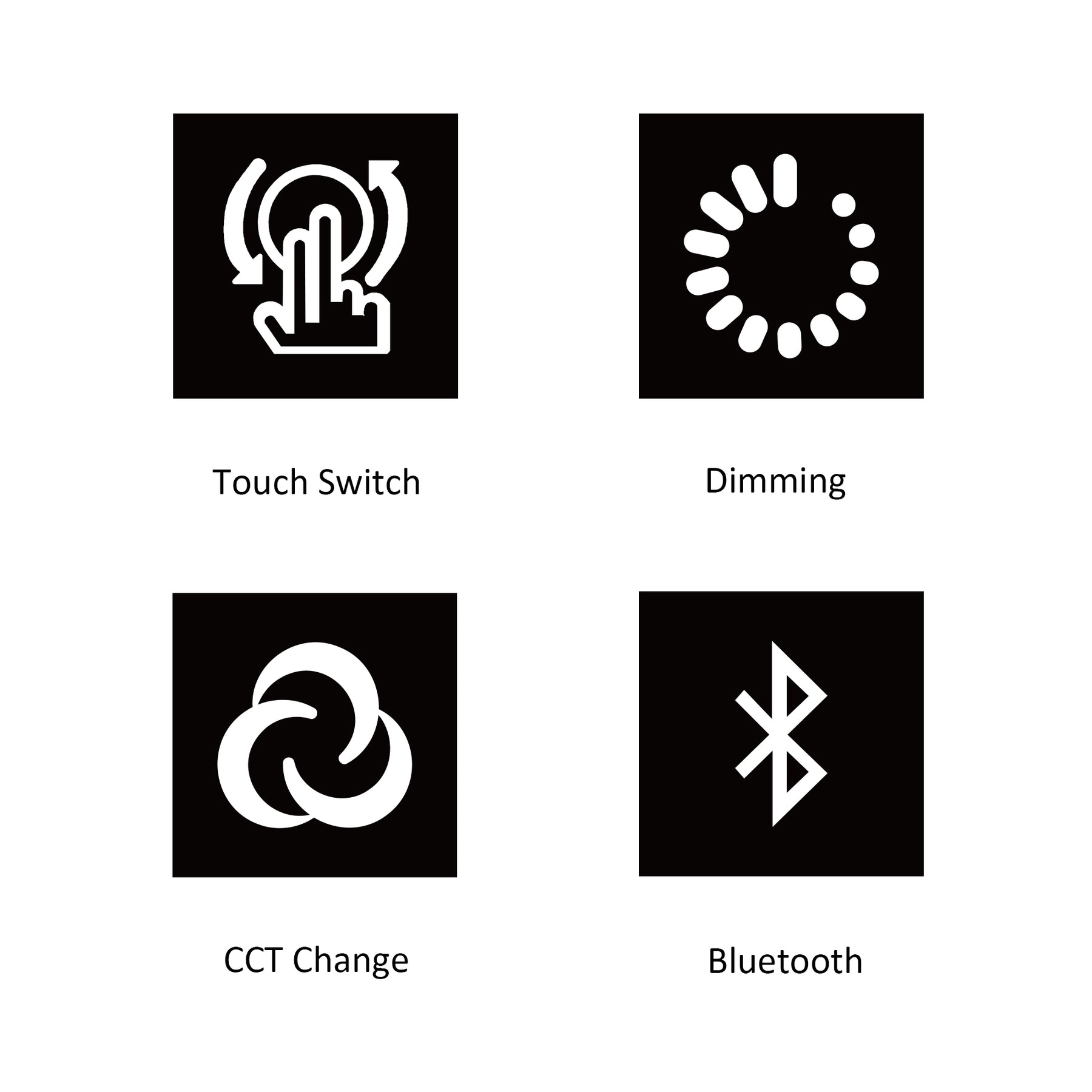 M431C 24" Rectangular LED Mirror with PMMA Luminous Shelf & Bluetooth
