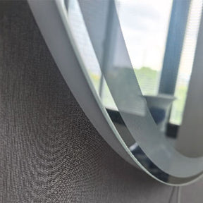 M628 32" Round LED Mirror with GPPS Frame & Front-Side Lighting