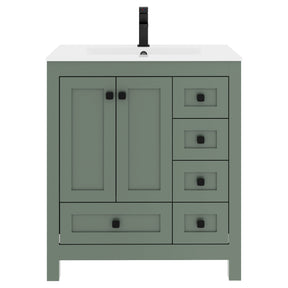 Modern 30" Freestanding Single Vanity Cabinets with Classic Design