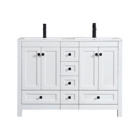 Modern 48" Freestanding Double Vanity Cabinets with Classic Design