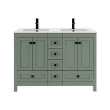 Modern 48" Freestanding Double Vanity Cabinets with Classic Design