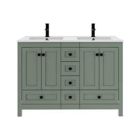 Modern 48" Freestanding Double Vanity Cabinets with Classic Design