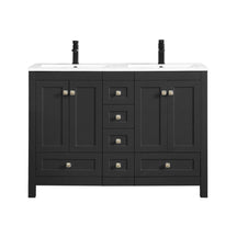 Modern 48" Freestanding Double Vanity Cabinets with Classic Design