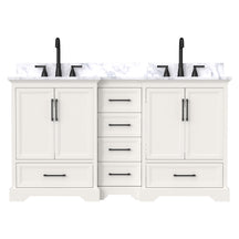 Nobilis 60" Freestanding Double Vanity Cabinets with Symmetrical Layout