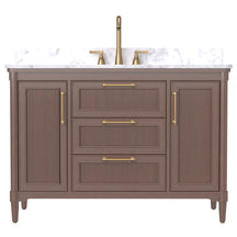 Vantara 48" Freestanding Single Vanity Cabinets with Fluted Texture