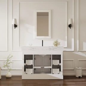 Acro 48’’ Freestanding Single Vanity Cabinets with Arch Feet 浴室柜