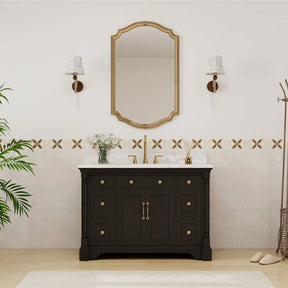 Acro 48’’ Freestanding Single Vanity Cabinets with Arch Feet 浴室柜