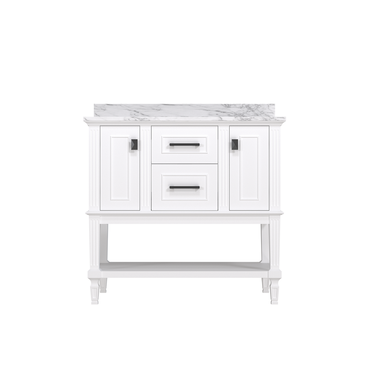 Bosun 36" Freestanding Single Vanity Cabinet with Reliable Storage & Solid Frame