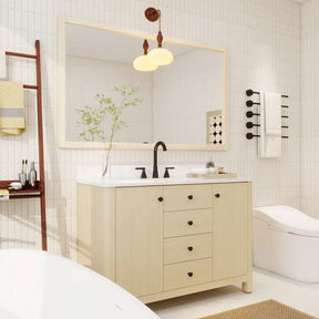 Canyon 48’’ Freestanding Single Vanity Cabinets with Curved Design 浴室柜