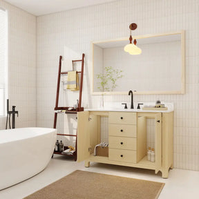 Canyon 48’’ Freestanding Single Vanity Cabinets with Curved Design 浴室柜