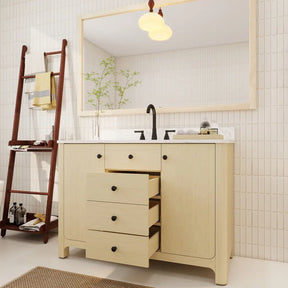 Canyon 48’’ Freestanding Single Vanity Cabinets with Curved Design 浴室柜