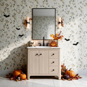 Canyon 36" Freestanding Single Sink Bathroom Vanity with Curved Design