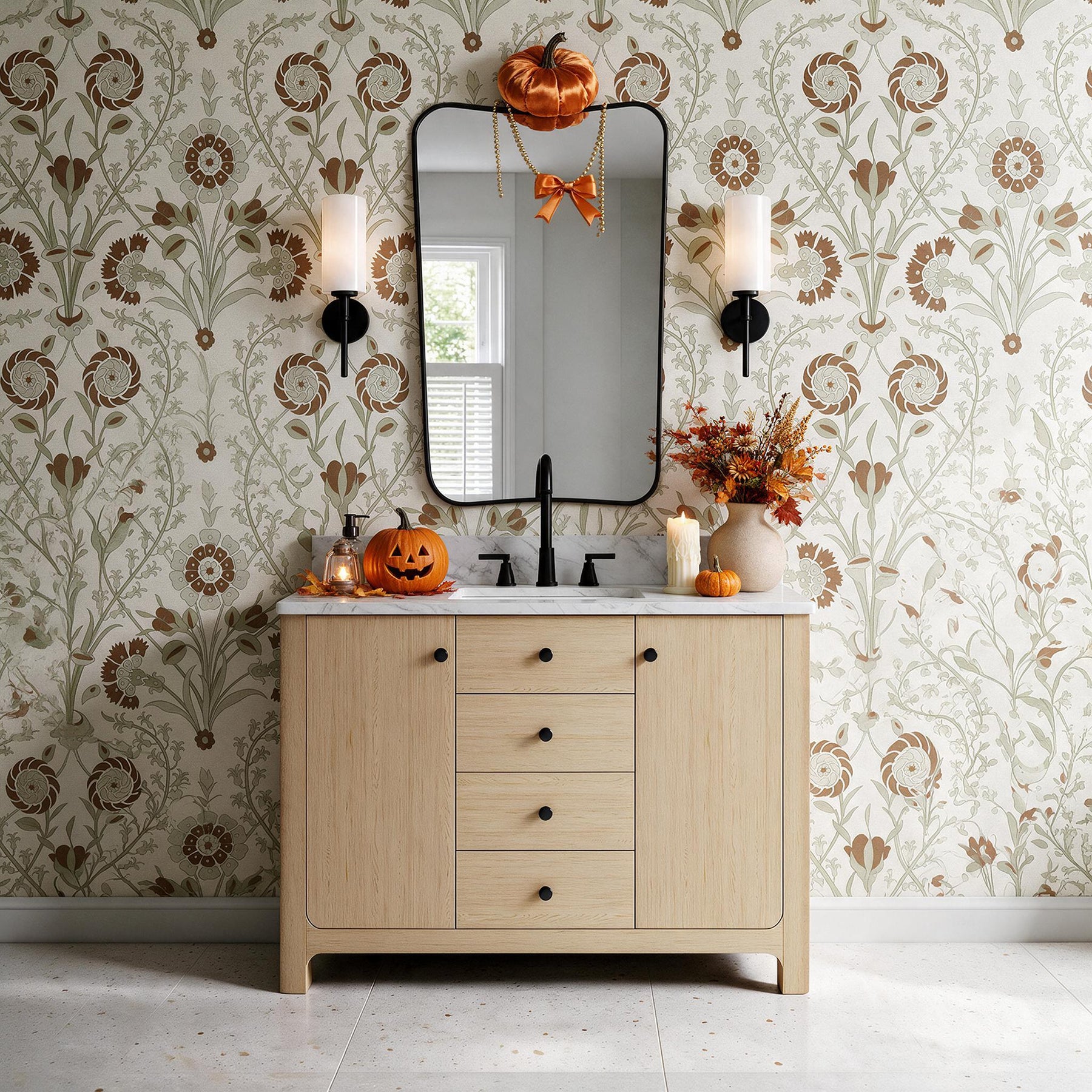 Canyon 48" Freestanding Single Sink Bathroom Vanity with 4-Drawer Design