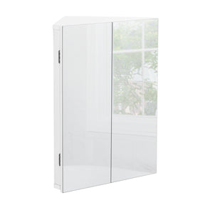 eclife 24" Bathroom Corner Medicine Cabinet W/Mirror