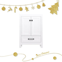 Modern 24’’ RTA Freestanding Vanity Cabinet Base with Larger Storage Room (Countertop & Sink Not Included) 浴室柜