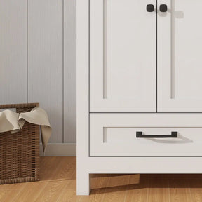 Modern 24’’ RTA Freestanding Vanity Cabinet Base with Larger Storage Room (Countertop & Sink Not Included) 浴室柜