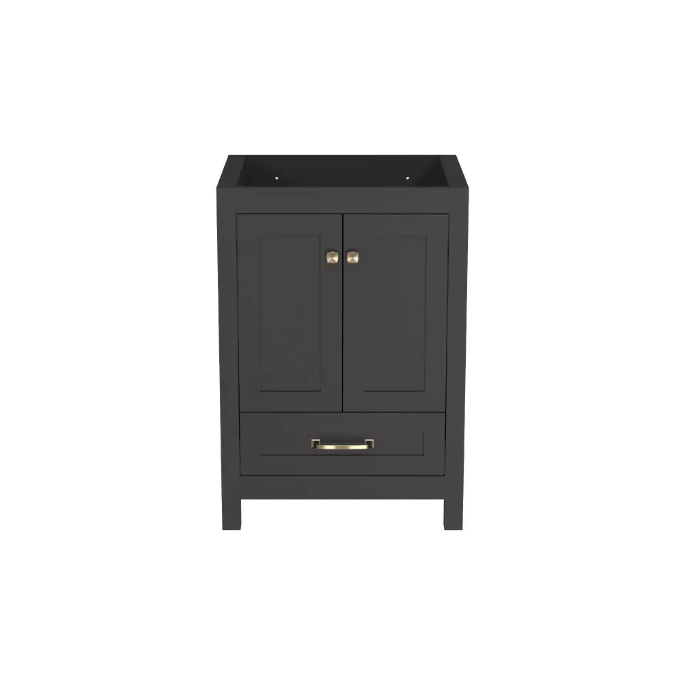 Modern 24’’ RTA Freestanding Vanity Cabinet Base with Larger Storage Room (Countertop & Sink Not Included) 浴室柜