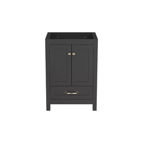 Modern 24’’ RTA Freestanding Vanity Cabinet Base with Larger Storage Room (Countertop & Sink Not Included) 浴室柜