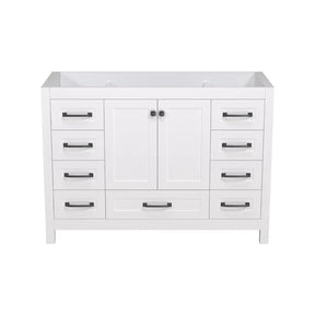 Modern 48’’ RTA Freestanding Vanity Cabinet Base with Larger Storage Room (Countertop & Sink Not Included) 浴室柜