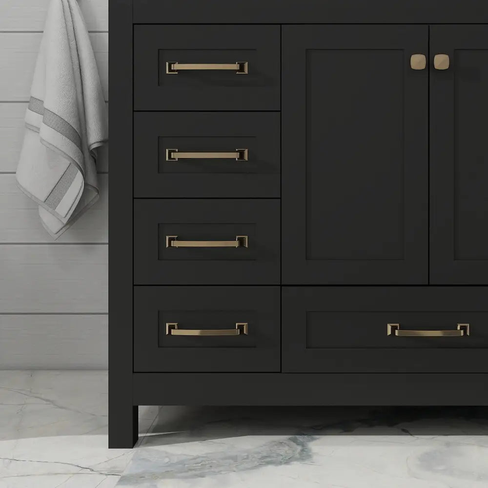 Modern 48’’ RTA Freestanding Vanity Cabinet Base with Larger Storage Room (Countertop & Sink Not Included) 浴室柜