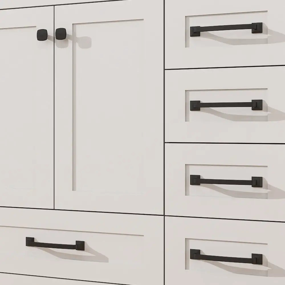 Modern 48’’ RTA Freestanding Vanity Cabinet Base with Larger Storage Room (Countertop & Sink Not Included) 浴室柜