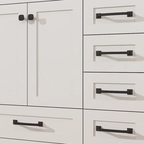 Modern 48’’ RTA Freestanding Vanity Cabinet Base with Larger Storage Room (Countertop & Sink Not Included) 浴室柜