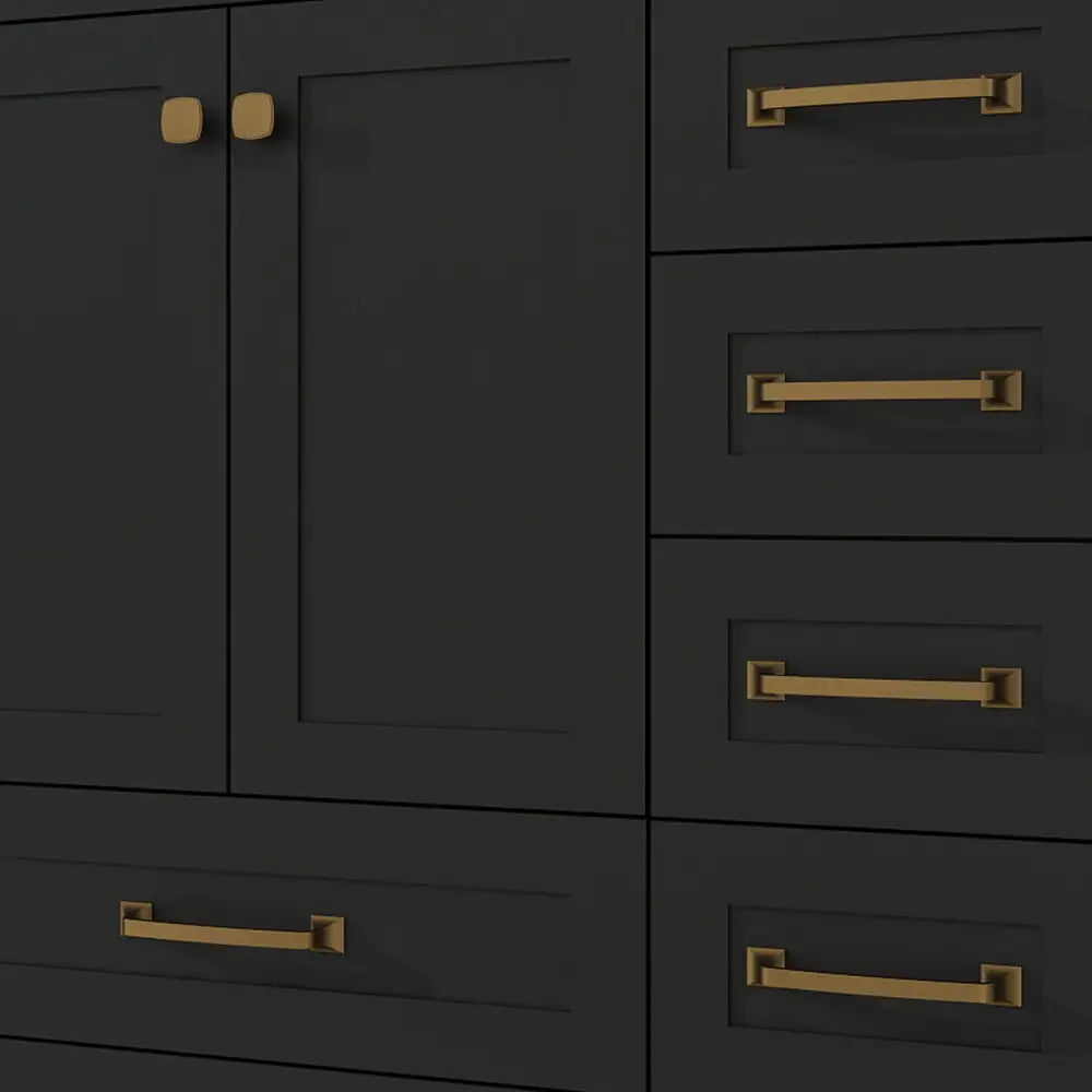 Modern 48’’ RTA Freestanding Vanity Cabinet Base with Larger Storage Room (Countertop & Sink Not Included) 浴室柜