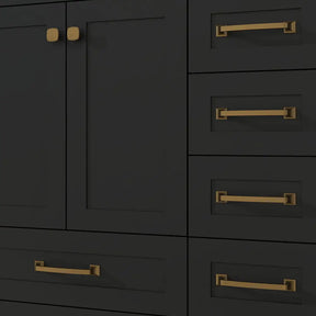 Modern 48’’ RTA Freestanding Vanity Cabinet Base with Larger Storage Room (Countertop & Sink Not Included) 浴室柜