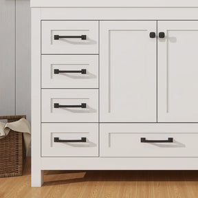 Modern 48’’ RTA Freestanding Vanity Cabinet Base with Larger Storage Room (Countertop & Sink Not Included) 浴室柜