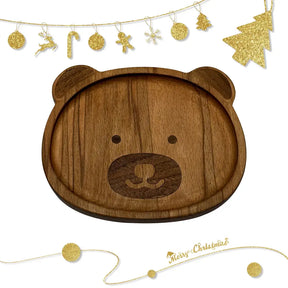 Pre-Order Exclusive | Handmade Bear-Shaped Wooden Tray | Scarce Multi-Purpose Dish Medium Size (M)