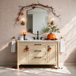 Vantara 48" Freestanding Single Vanity Cabinets with Fluted Texture