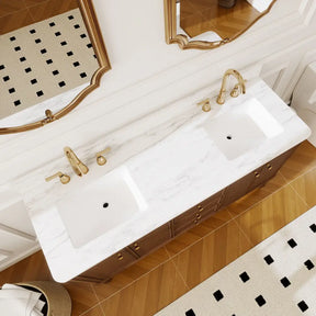 Verve 60’’ Freestanding Double Vanity Cabinets with Wall Mounted Options 浴室柜